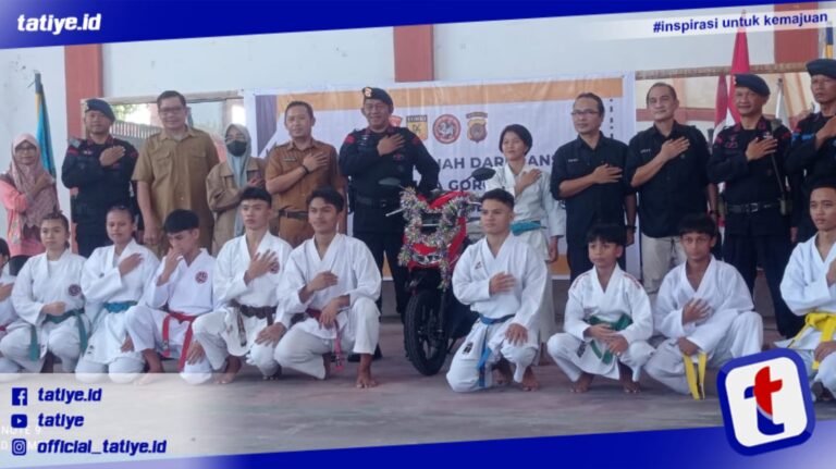 Raih Medali Emas Kejurnas, Atlet Karate PPLP Gorontalo Terima Bonus Motor