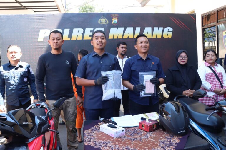 Polisi Kepanjen Berhasil Tangkap Tersangka Curanmor Yakult